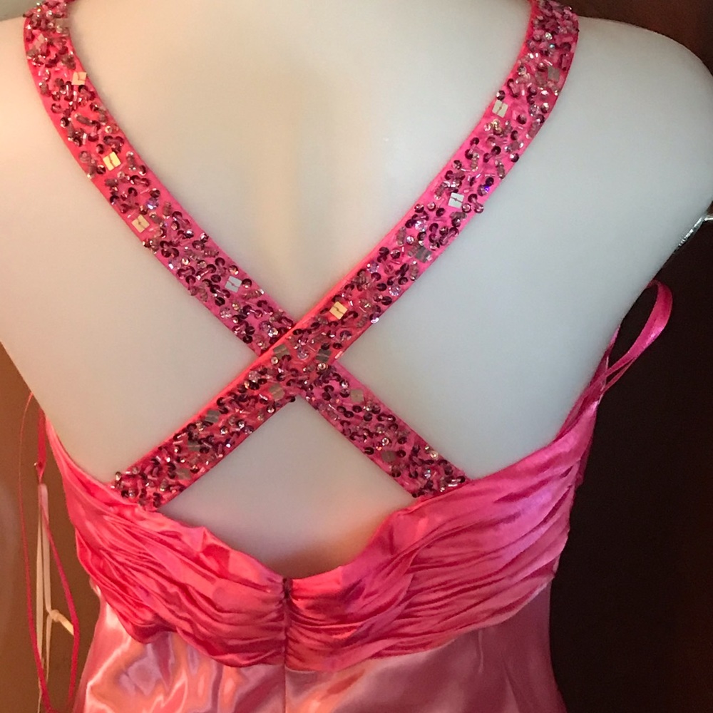 🆕 Fanny Fashion USA Pink Gown-Med - Picture 5 of 8